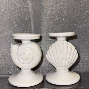 Bath and Body Works Shell Candle Holders